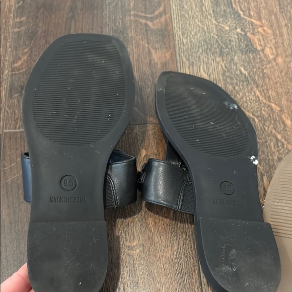 Steve Madden Black and Silver Sandals with Bow Detail bundle of two - Picture 6 of 6